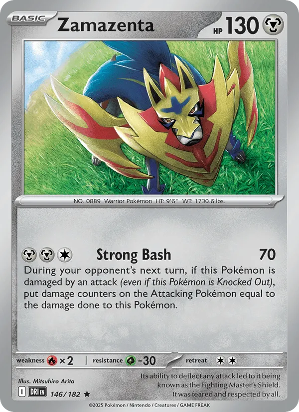 Carte Zamazenta — Destined Rivals Additionals