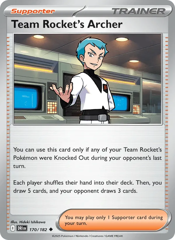 Carte Amos de la Team Rocket — Destined Rivals Additionals