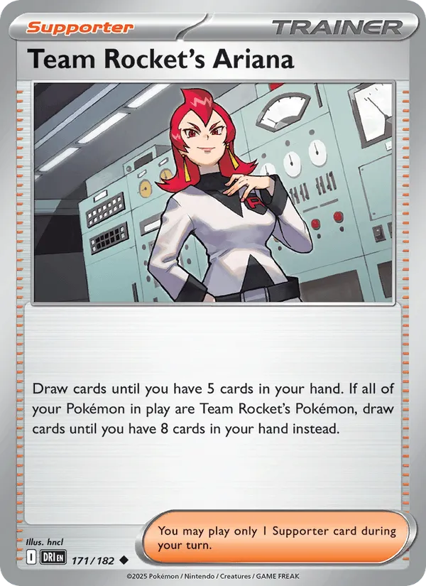 Carte Ariane de la Team Rocket — Destined Rivals Additionals