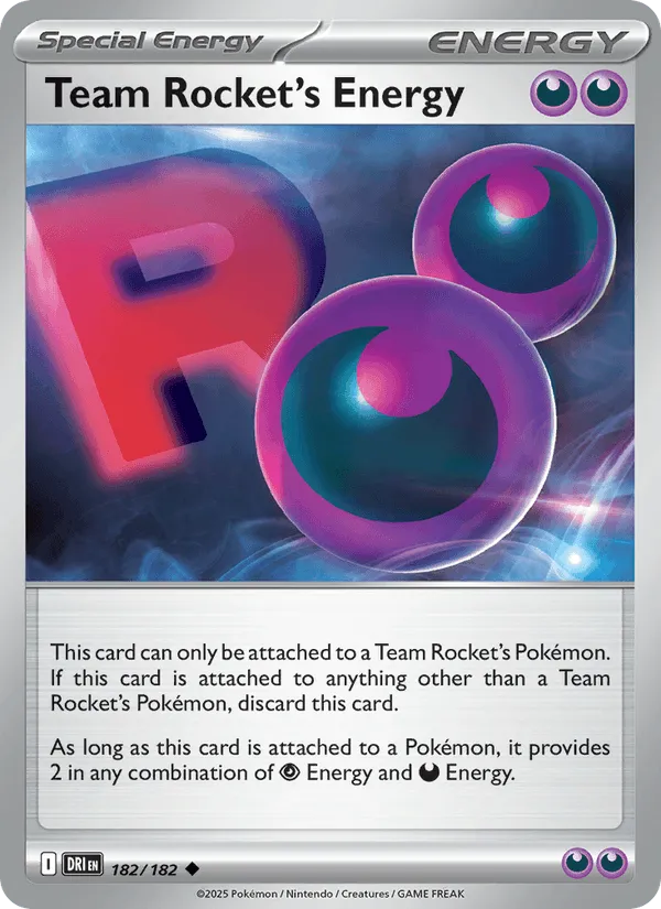 Carte Énergie de la Team Rocket — Destined Rivals Additionals