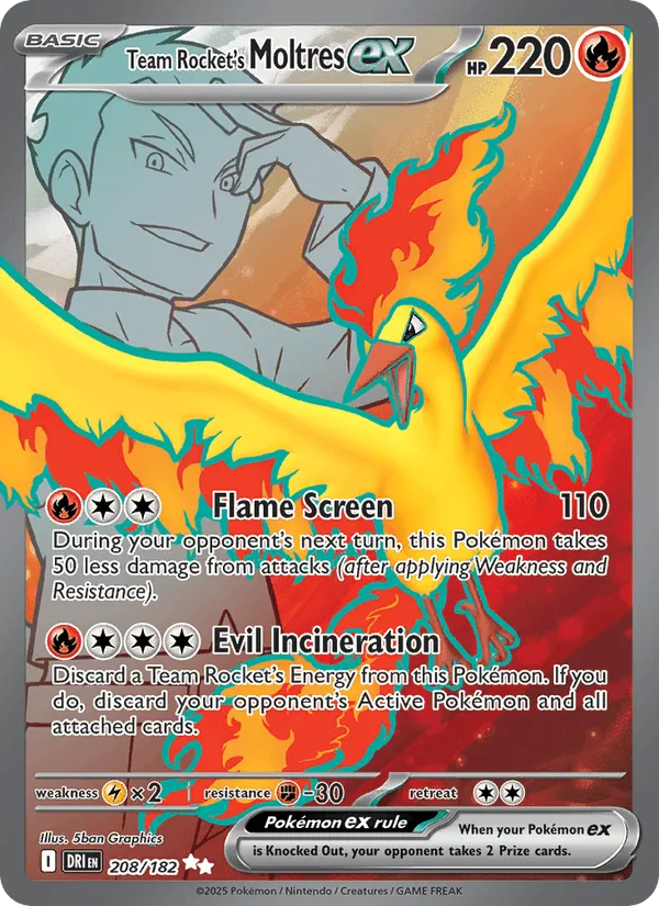 Carte Sulfura ex de la Team Rocket — Destined Rivals Additionals