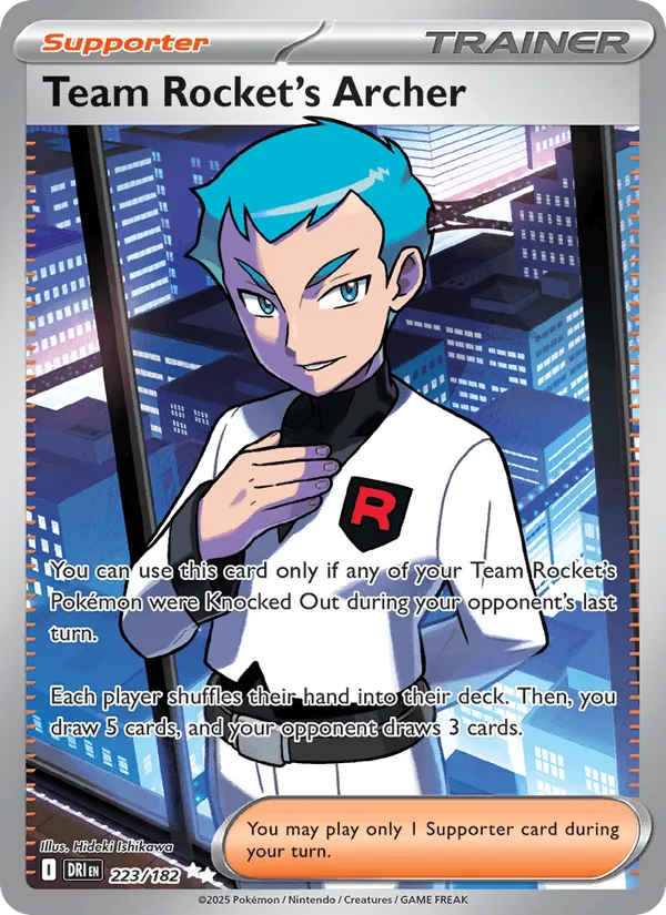 Carte Amos de la Team Rocket — Destined Rivals Additionals