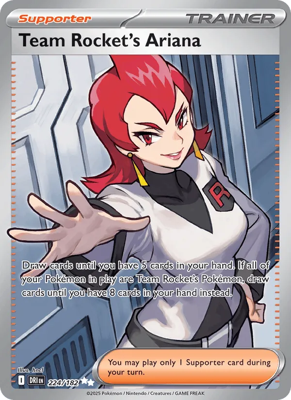 Carte Ariane de la Team Rocket — Destined Rivals Additionals