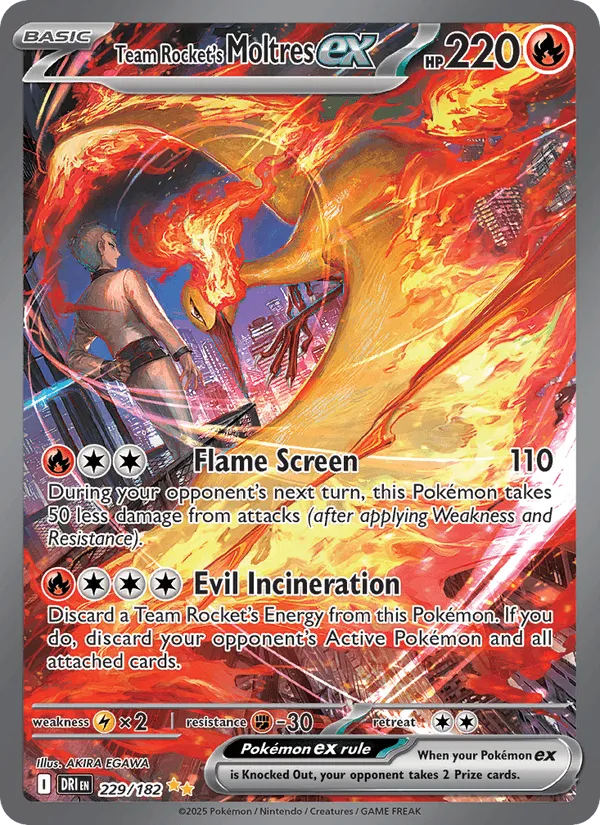 Carte Sulfura ex de la Team Rocket — Destined Rivals Additionals