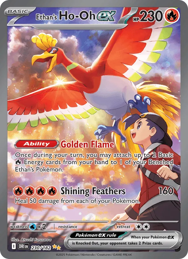 Carte Ho-Oh ex de Luth — Destined Rivals Additionals
