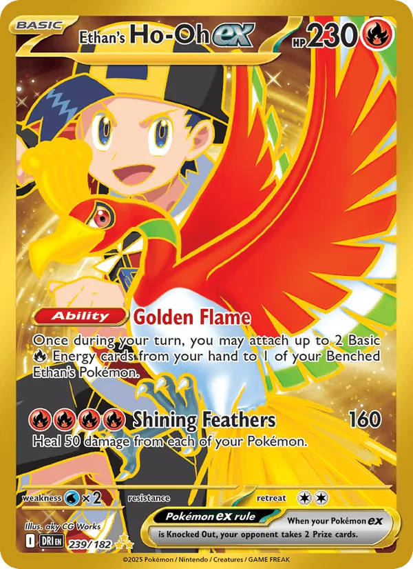 Carte Ho-Oh ex de Luth — Destined Rivals Additionals