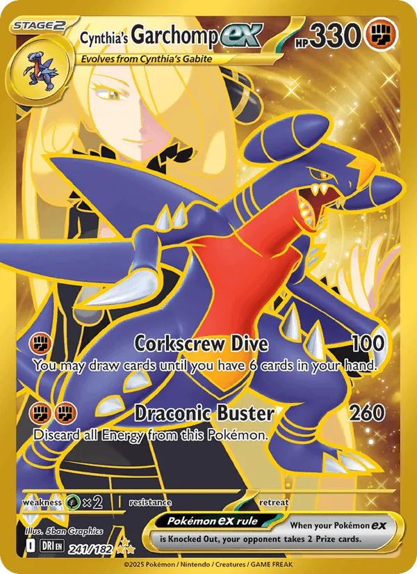 Carte Carchacrok ex de Cynthia — Destined Rivals Additionals