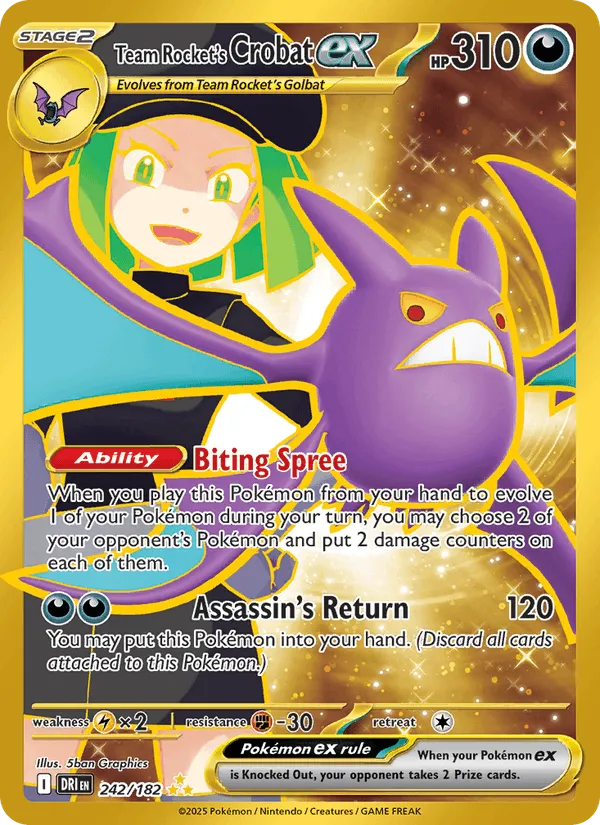 Carte Nostenfer ex de la Team Rocket — Destined Rivals Additionals