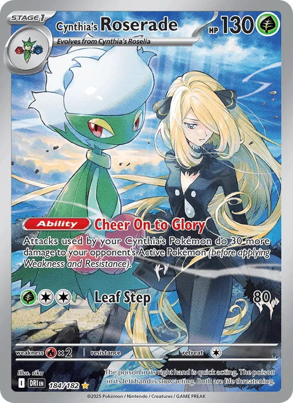 Carte Roserade de Cynthia — Destined Rivals
