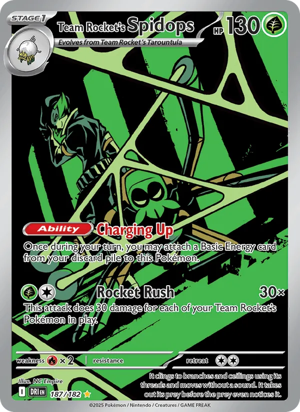 Carte Filentrappe de la Team Rocket — Destined Rivals
