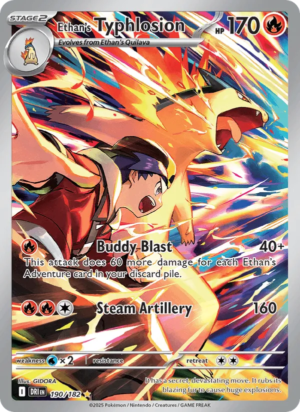 Carte Typhlosion de Luth — Destined Rivals