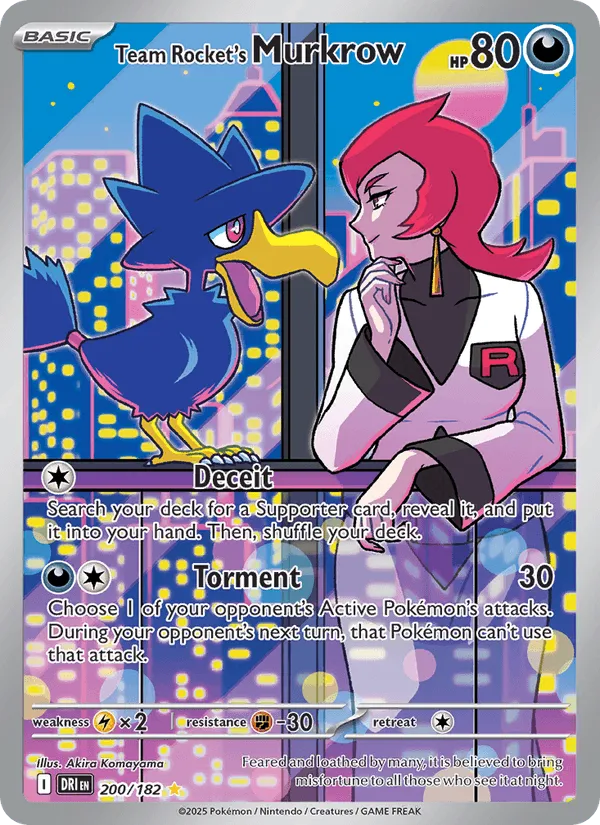 Carte Cornèbre de la Team Rocket — Destined Rivals