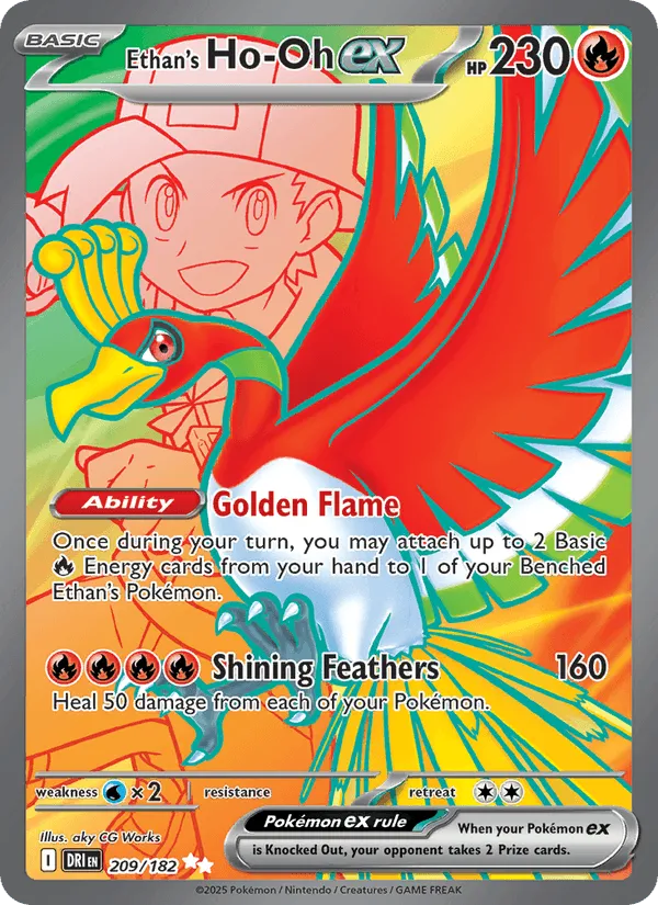 Carte Ho-Oh ex de Luth — Destined Rivals