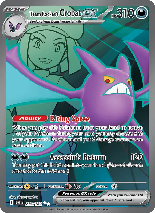 Carte Nostenfer ex de la Team Rocket — Destined Rivals