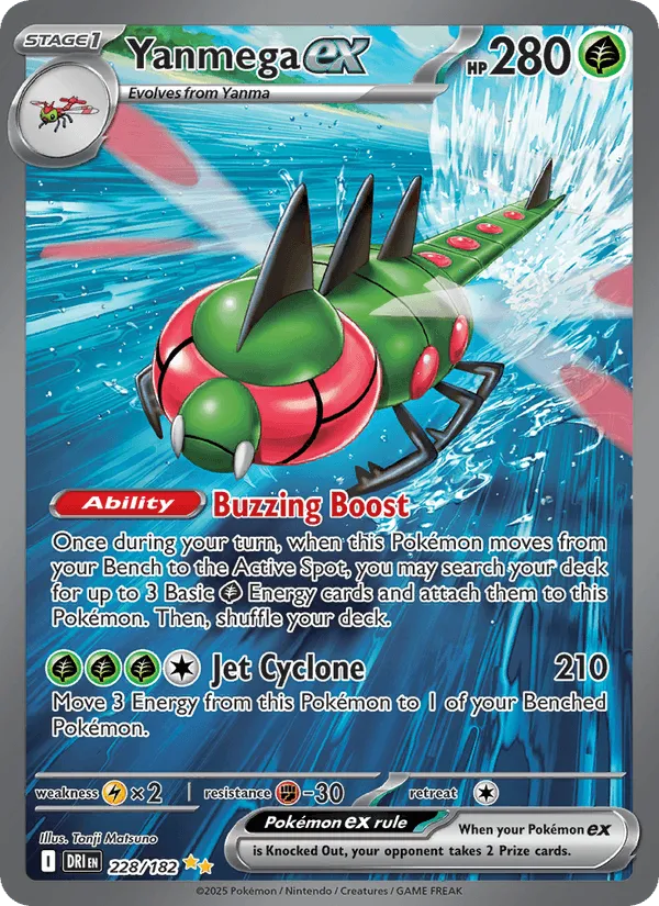 Carte Yanmega ex — Destined Rivals