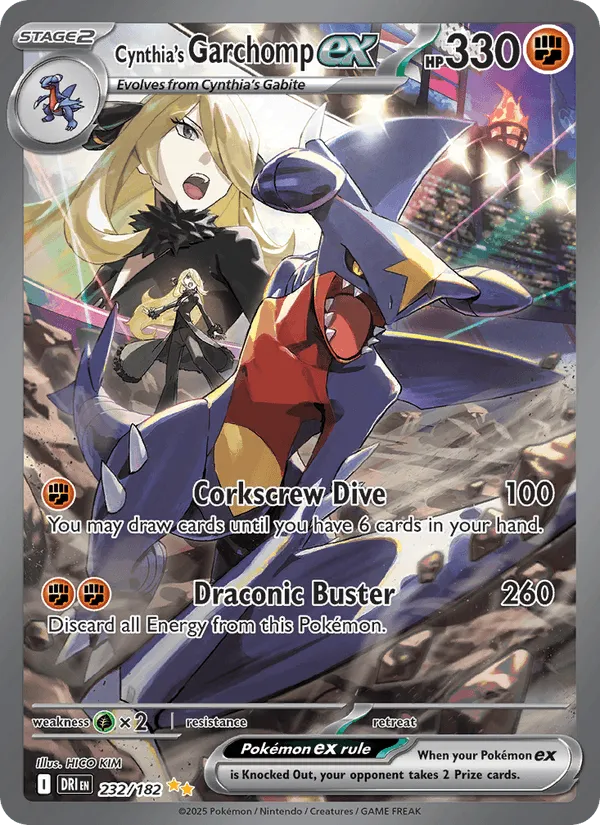 Carte Carchacrok ex de Cynthia — Destined Rivals