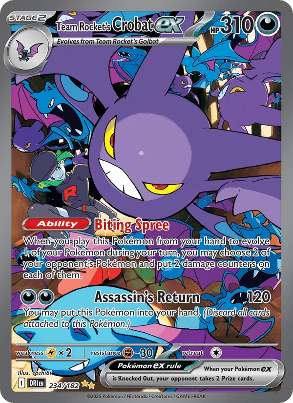 Carte Nostenfer ex de la Team Rocket — Destined Rivals