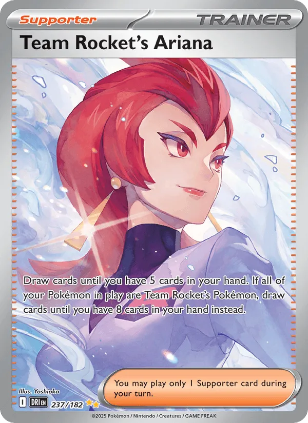 Carte Ariane de la Team Rocket — Destined Rivals