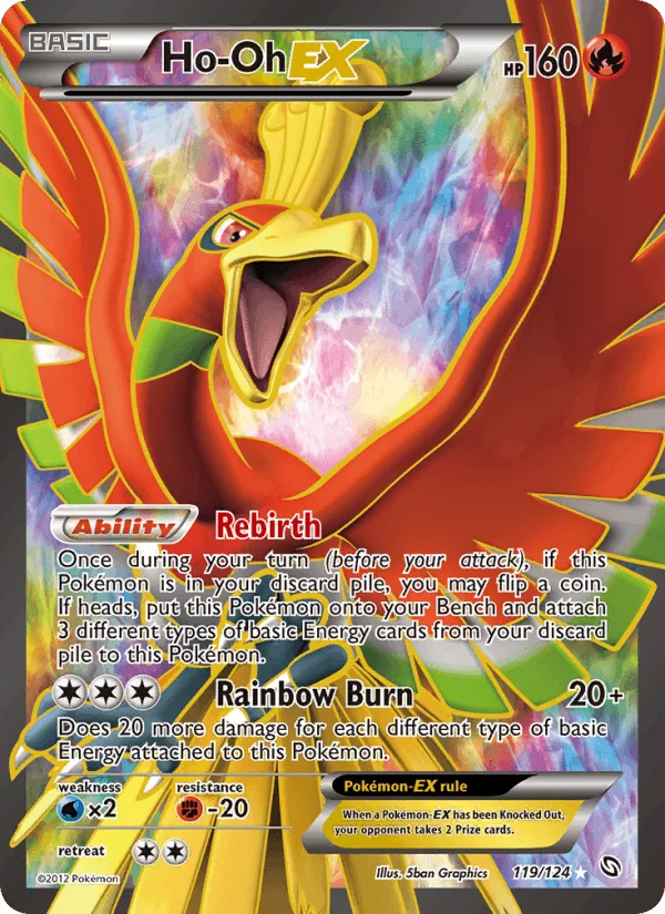 Carte Ho-Oh EX — Dragons Exalted