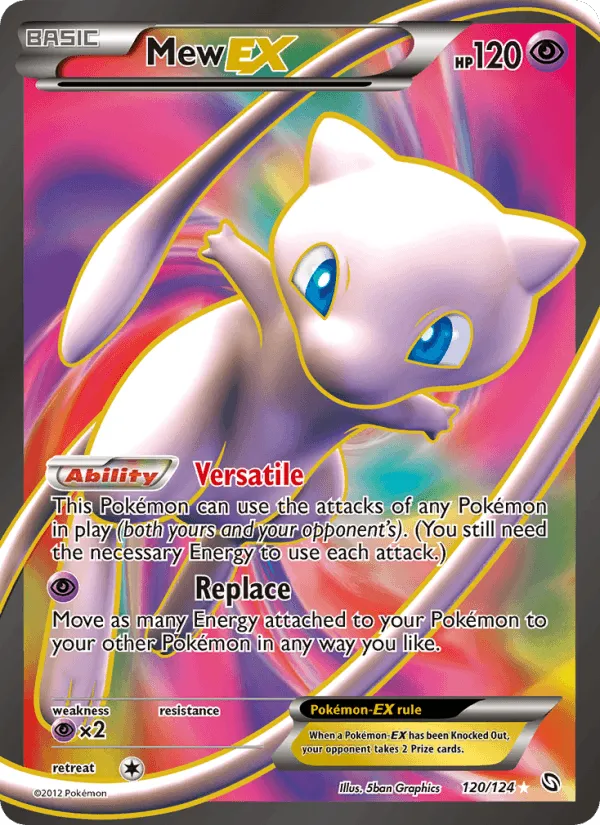 Carte Mew EX — Dragons Exalted