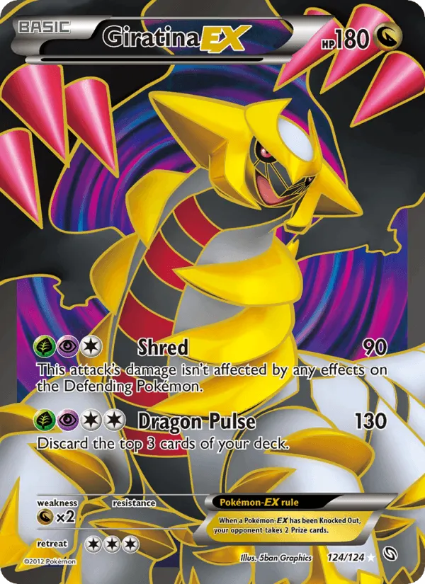 Carte Giratina EX — Dragons Exalted