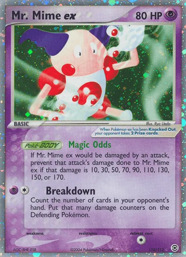 Carte M. Mime ex — EX FireRed & LeafGreen