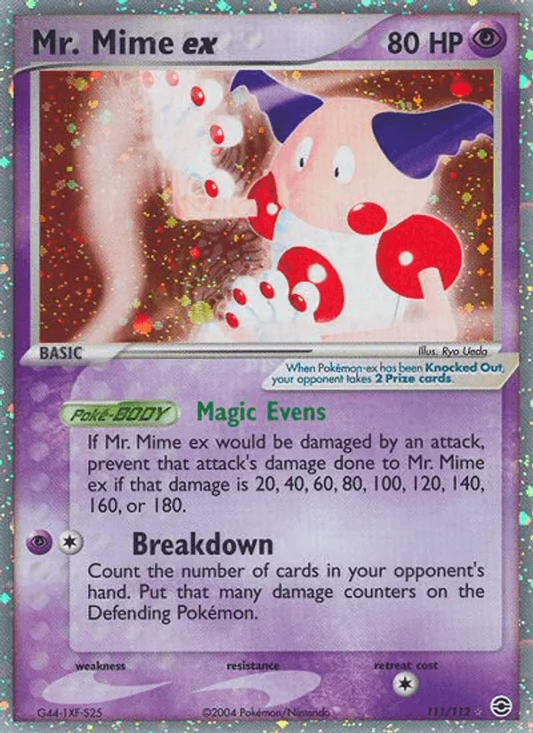 Carte M. Mime ex — EX FireRed & LeafGreen