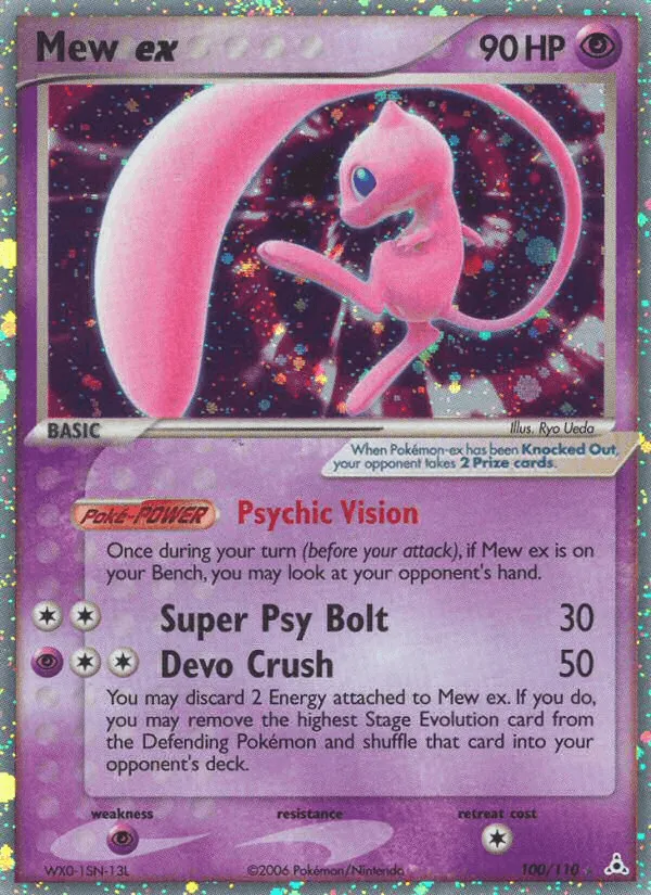 Carte Mew ex — EX Holon Phantoms