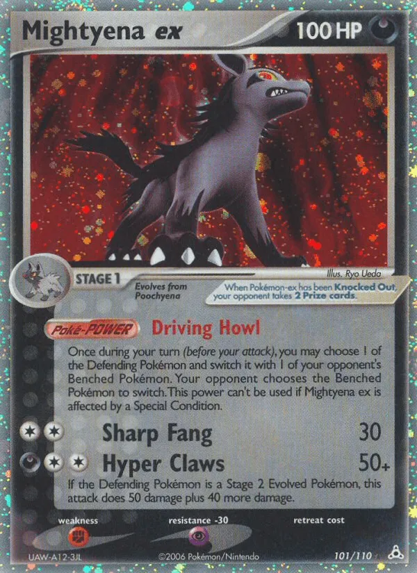 Carte Mightyena ex — EX Holon Phantoms