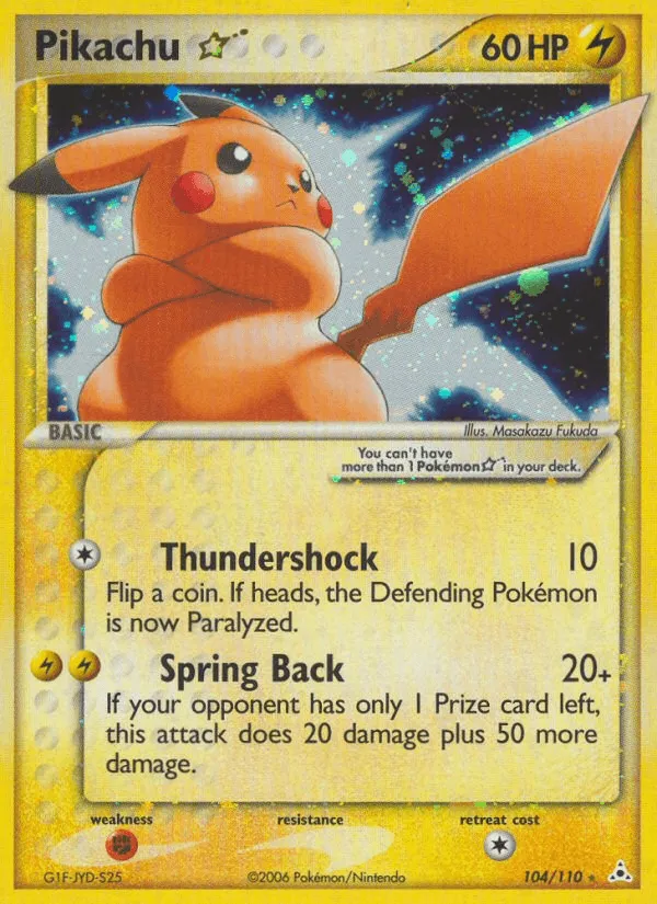 Carte Pikachu — EX Holon Phantoms
