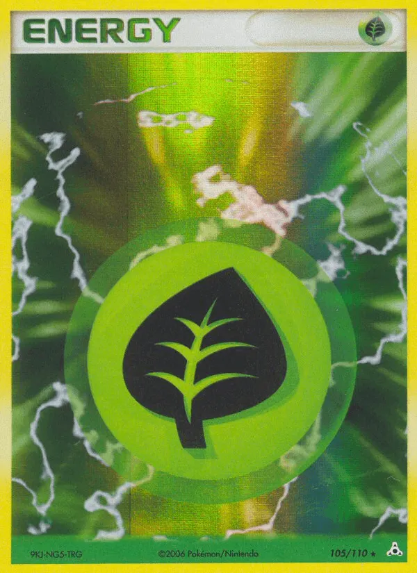 Carte Basic Grass Energy — EX Holon Phantoms