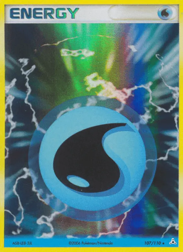 Carte Basic Water Energy — EX Holon Phantoms