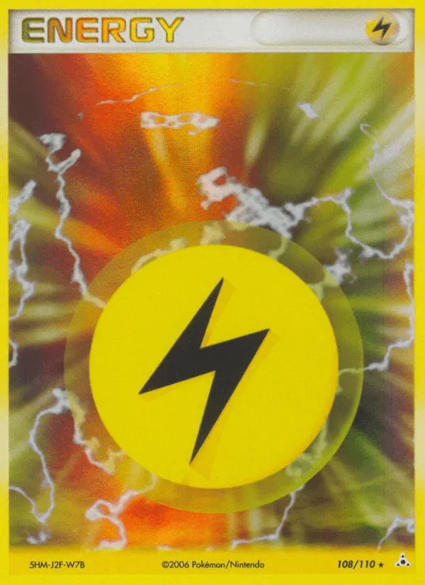 Carte Basic Lightning Energy — EX Holon Phantoms