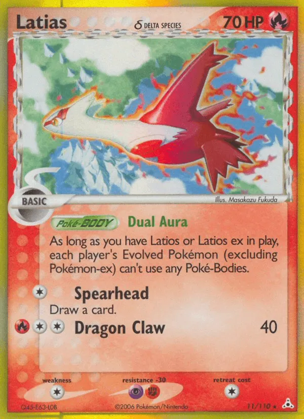 Carte Latias δ Delta Species — EX Holon Phantoms