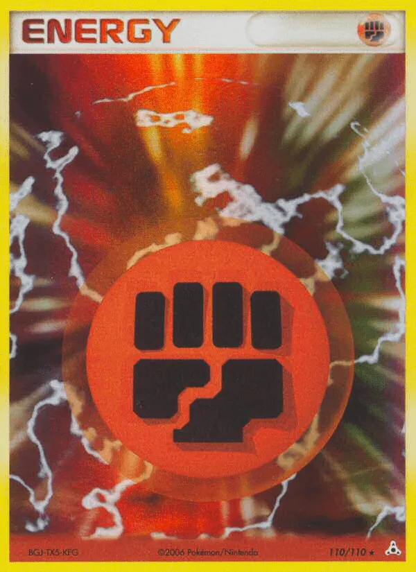 Carte Basic Fighting Energy — EX Holon Phantoms