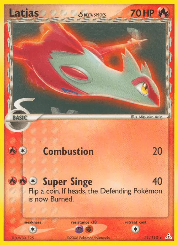 Carte Latias δ Delta Species — EX Holon Phantoms