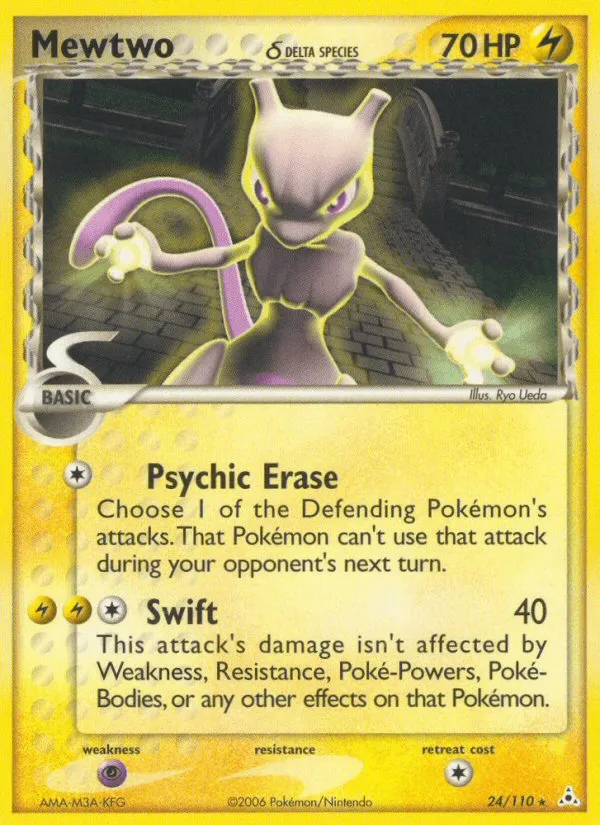 Carte Mewtwo — EX Holon Phantoms