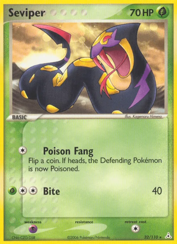 Carte Seviper — EX Holon Phantoms