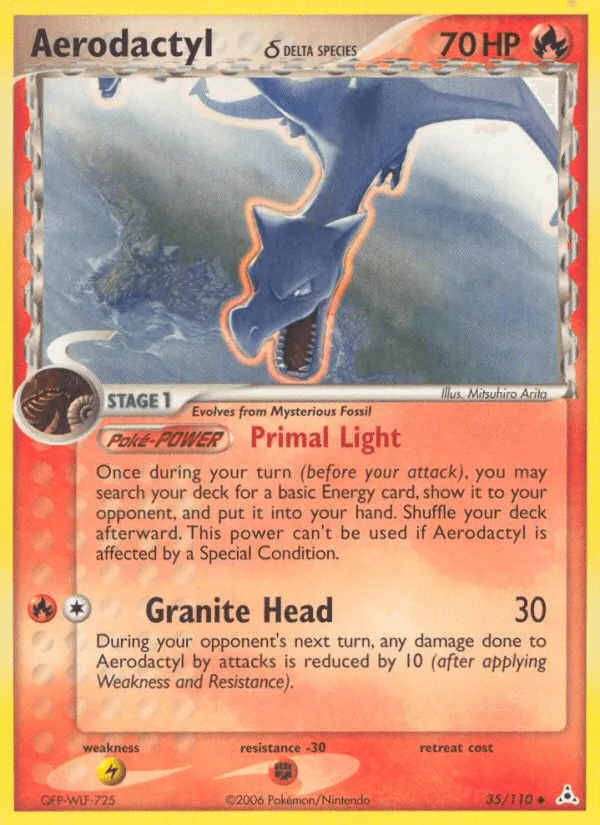 Carte Ptéra δ Delta Species — EX Holon Phantoms