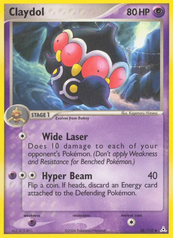 Carte Claydol — EX Holon Phantoms