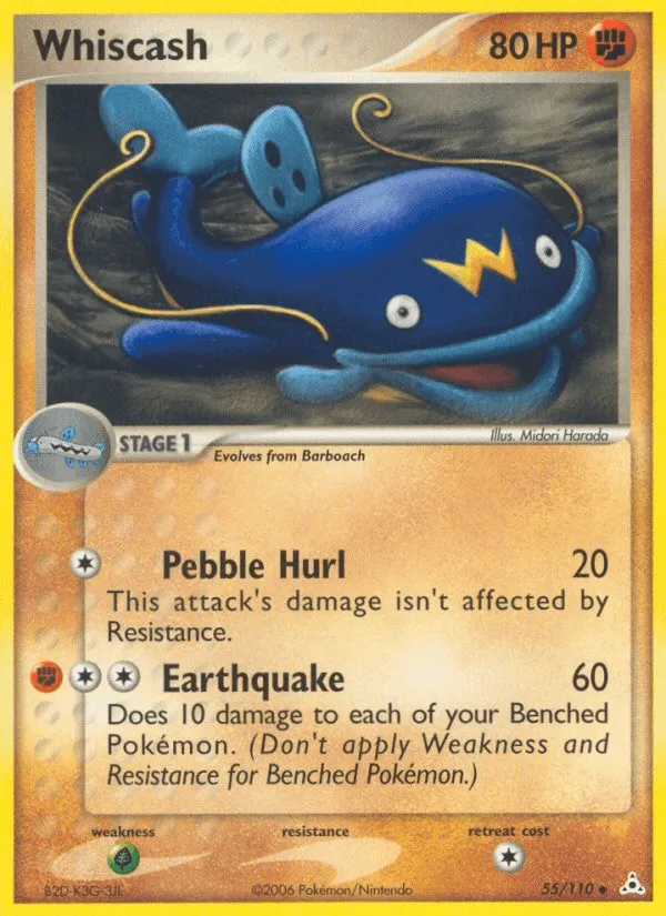 Carte Whiscash — EX Holon Phantoms