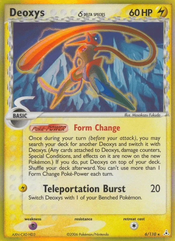 Carte Deoxys δ Delta Species — EX Holon Phantoms