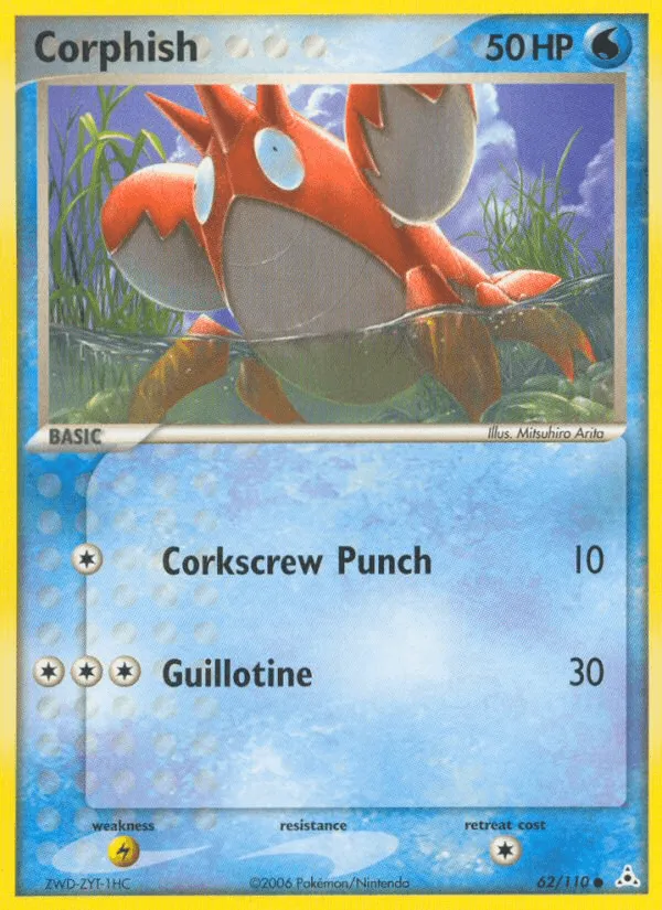 Carte Corphish — EX Holon Phantoms