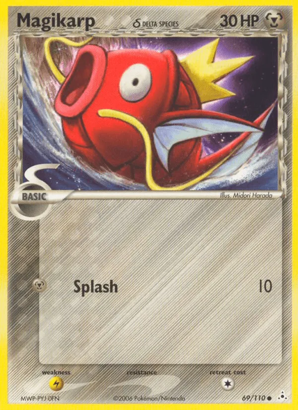 Carte Magicarpe δ Delta Species — EX Holon Phantoms