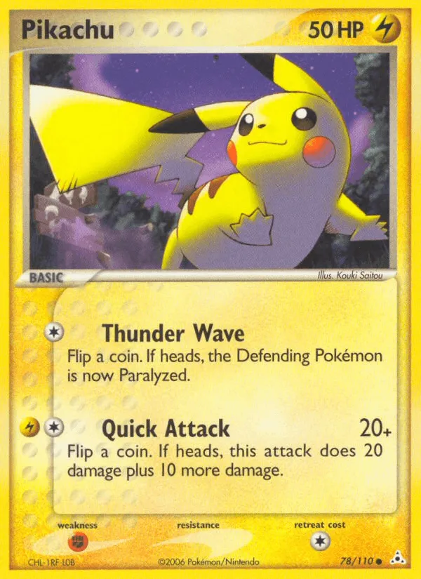 Carte Pikachu — EX Holon Phantoms