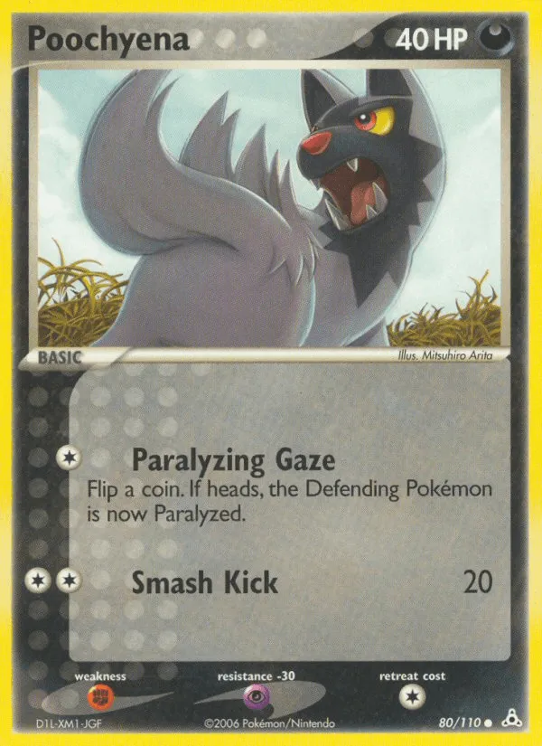 Carte Poochyena — EX Holon Phantoms