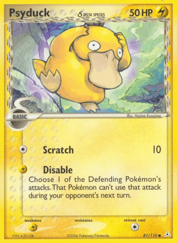 Carte Psykokwak δ Delta Species — EX Holon Phantoms