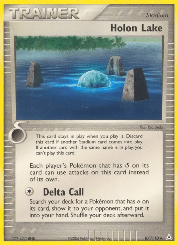 Carte Lac Holon — EX Holon Phantoms