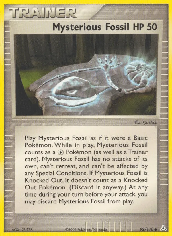 Carte Mystérieux Fossile — EX Holon Phantoms