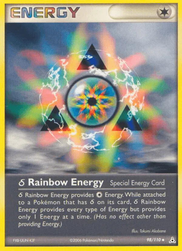 Carte Énergie Multicolore Delta — EX Holon Phantoms